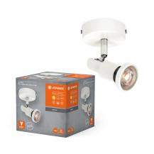 Aktion: Nur noch angezeigter Bestand verfügbar:   LEDVANCE LED SPOT GU10 1er Wand- und Decken Strahler dimmbar Weiß 2700K warmweiße Lichtfarbe